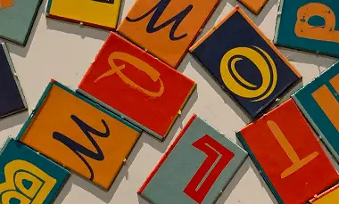 blocks with letters
